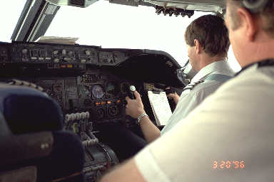 747 Flight deck
